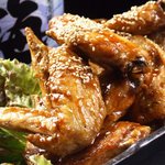 なかなか家 - 名古屋風ピリ辛手羽唐揚げ ♪