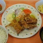 花かつみ - 日替りランチ「から揚げ定食」