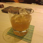 鮨 銀座 おのでら - 梅酒ロック（うぐいす鶯とろ梅酒）800円+Tax