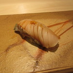 鮨 銀座 おのでら - 燻した鰆