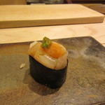 鮨 銀座 おのでら - 追加の青柳の小柱