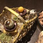 sincere - うずらの黄身とブータンノワール