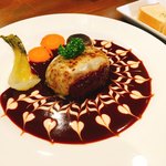 カフェ ダイニング グリーナ - ジューシーハンバーグステーキランチ(デミグラスソース)