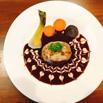 カフェ ダイニング グリーナ - ジューシーハンバーグステーキランチ(デミグラスソース)