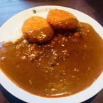 CoCo壱番屋 - クリームコロッケカレー＋納豆♡