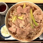 ふじの家 - 肉そば大盛（850円）