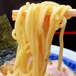 中華そば べんてん - 麺リフト①