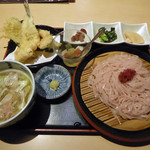 久兵衛屋 - 料理写真:鶏塩汁と さより天のにぎわい膳(961円)_2018-03-22