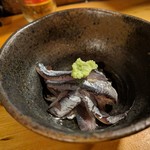 天史朗鮨 - シコイワシ　生酢で頂きます