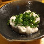 天史朗鮨 - 鱈の白子　塩で頂きます