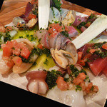 UOKIN PICCOLO - 海のカルパッチョ　７点盛！　６８０円