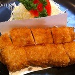 ヒレカツ　キャベツは１回お替りＯＫ