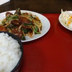 光彩 - レバー炒め定食　750円