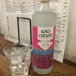 タイ国専門食堂 - タイの焼酎　結構飲みました。ロックとチェイサーで是非