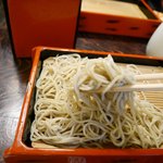 室町砂場 - 2018/1/13  細麺ですがコシがある。