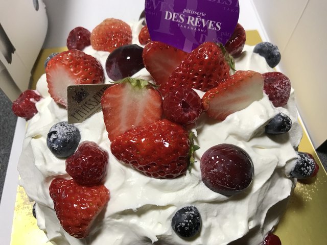 バースデーケーキ By ちゃご デ レーヴ タカハシ 西尾ジュニオール店 Des Reves Takahashi 西尾 ケーキ 食べログ