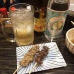 Kushiyaki Sakaba Ikkon - 焼き鳥もも 120円 ＆ 砂肝 150円