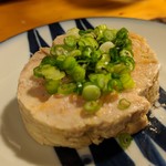 天史朗鮨 - あん肝　塩で頂きます