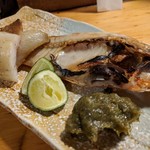 天史朗鮨 - 自家製干物　ふき味噌