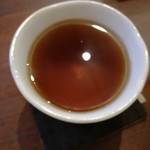 檜氣 - 2018年2月：車麩スパイシーカツ丼 ドリンクセット(\1300)…ドリンクは3年番茶を選択