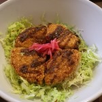 檜氣 - 2018年2月：車麩スパイシーカツ丼 ドリンクセット(\1300)