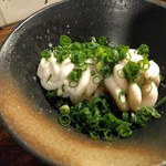 天史朗鮨 - 鱈の白子　塩で頂きました