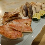 天史朗鮨 - 自家製干物　盛り合わせ