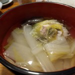 天史朗鮨 - 白菜のお椀