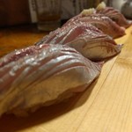 天史朗鮨 - 地鯵　握り