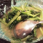 中国料理 秀 ～創作 - 青菜炒めのアップ