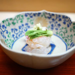 松川 - 鯛と伊勢海老の昆布〆