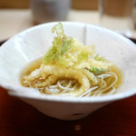 松川 - 白魚の天ぷら　蕎麦