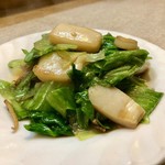 ゆたか - タイラギとレタスのオイスターソース炒め