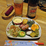 藍風珈琲店 - ２０１８．３己書プレート