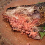 酒彩 庵寿 - 明太鰯の中は、こんなんです。