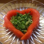 居酒屋zizi - トマトのネギ塩のっけ