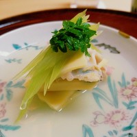 松川 - 蕗・筍と蛤の炊き合わせ