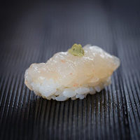 白海老昆布〆
