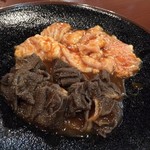 紅梅園 - H.29.12.10.夜 センマイ @650円・テッチャン @650円