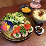 ジャム cafe 可鈴 - お料理が出揃いました。