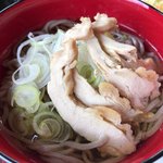 みはらし食堂 - 肉そばアップ
