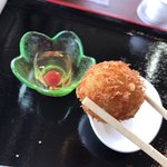 みはらし食堂 - ピンポンコロッケとゼリー