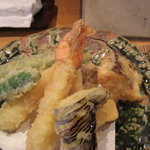 酒彩 庵寿 - 天麩羅盛り合わせ