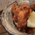 酒彩 庵寿 - 鶏の唐揚げアップ