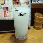 やきとり 正や - カルピス酎ハイ
