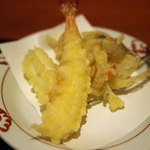Sobashabu Souhonke Naniwasoba - 小さなこだわり玉子丼と天ぷらそばのセット（冷）