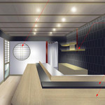 焼うお いし川 - 白木カウンター8席