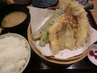 tempurakaisengofuku - 海鮮天ぷら定食　2016.10.02 