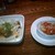 あんかけ工房 - 料理写真:レディースセットのサラダと小皿