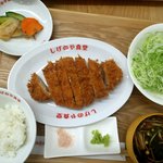 とんかつ & とり天 しげのや食堂 - ロース勝定食：1380円